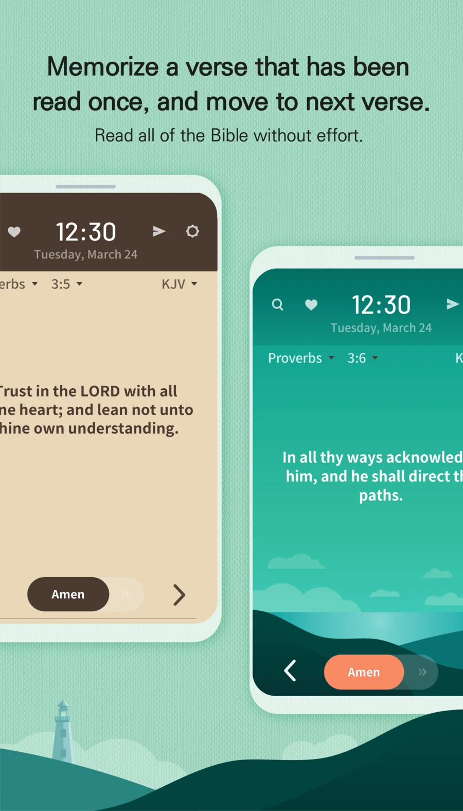 BitBible ENG -Lockscreen+Alarm screenshot