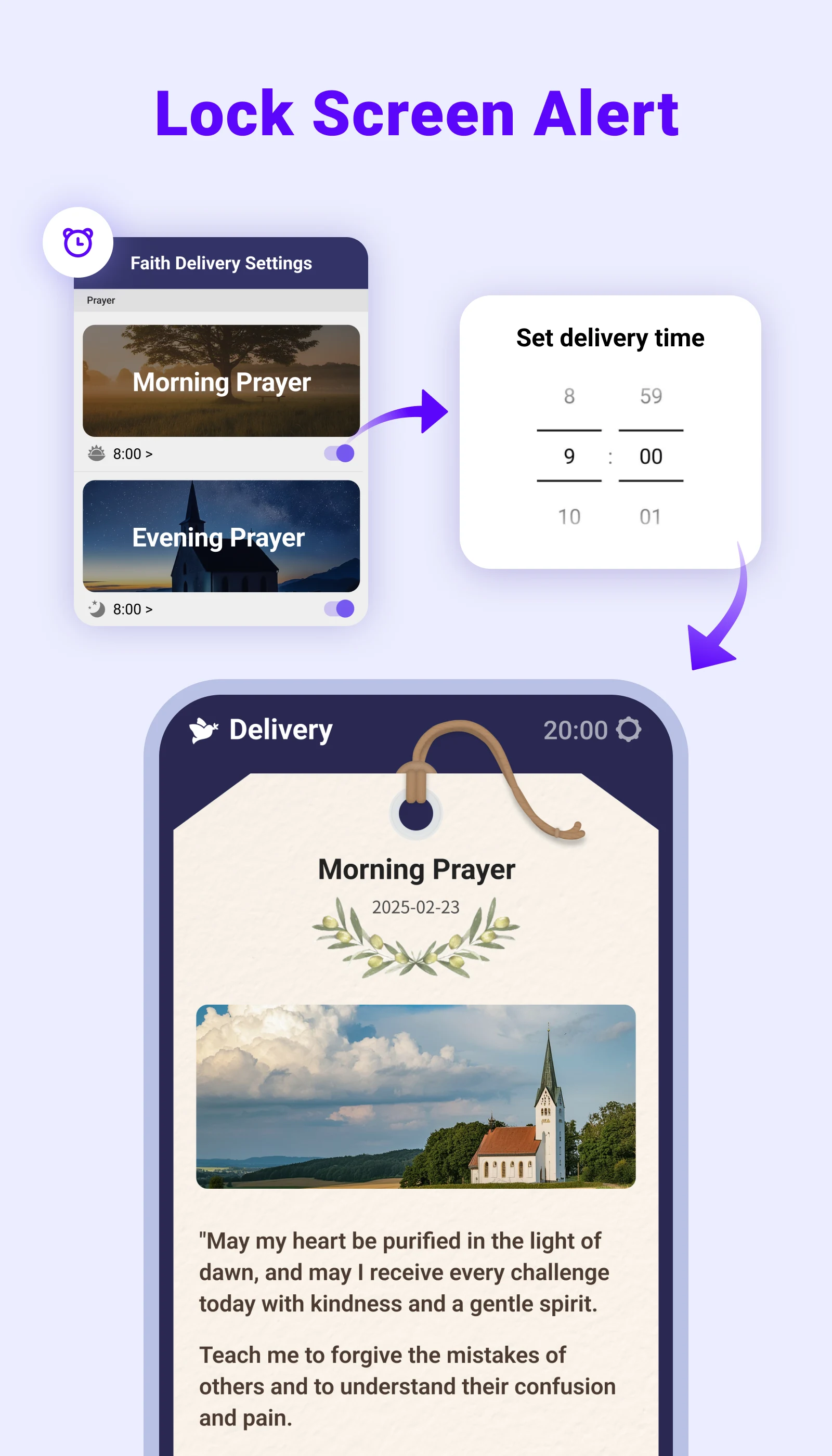 BitBible ENG -Lockscreen+Alarm screenshot