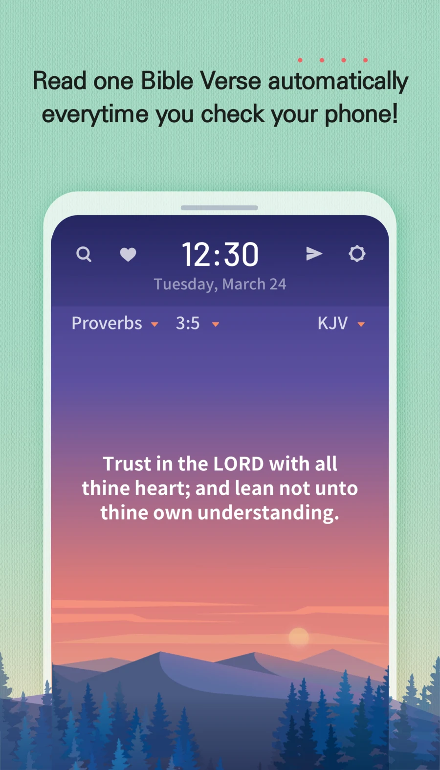 BitBible ENG -Lockscreen+Alarm screenshot